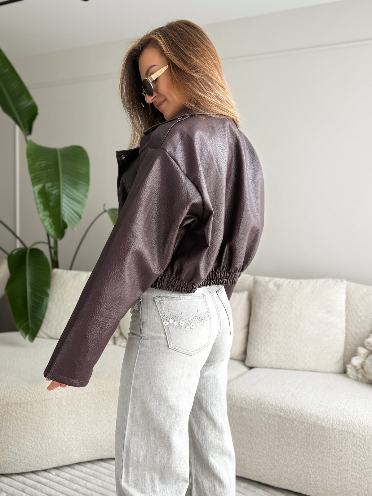 Cindy Jacket Dark Burgundy