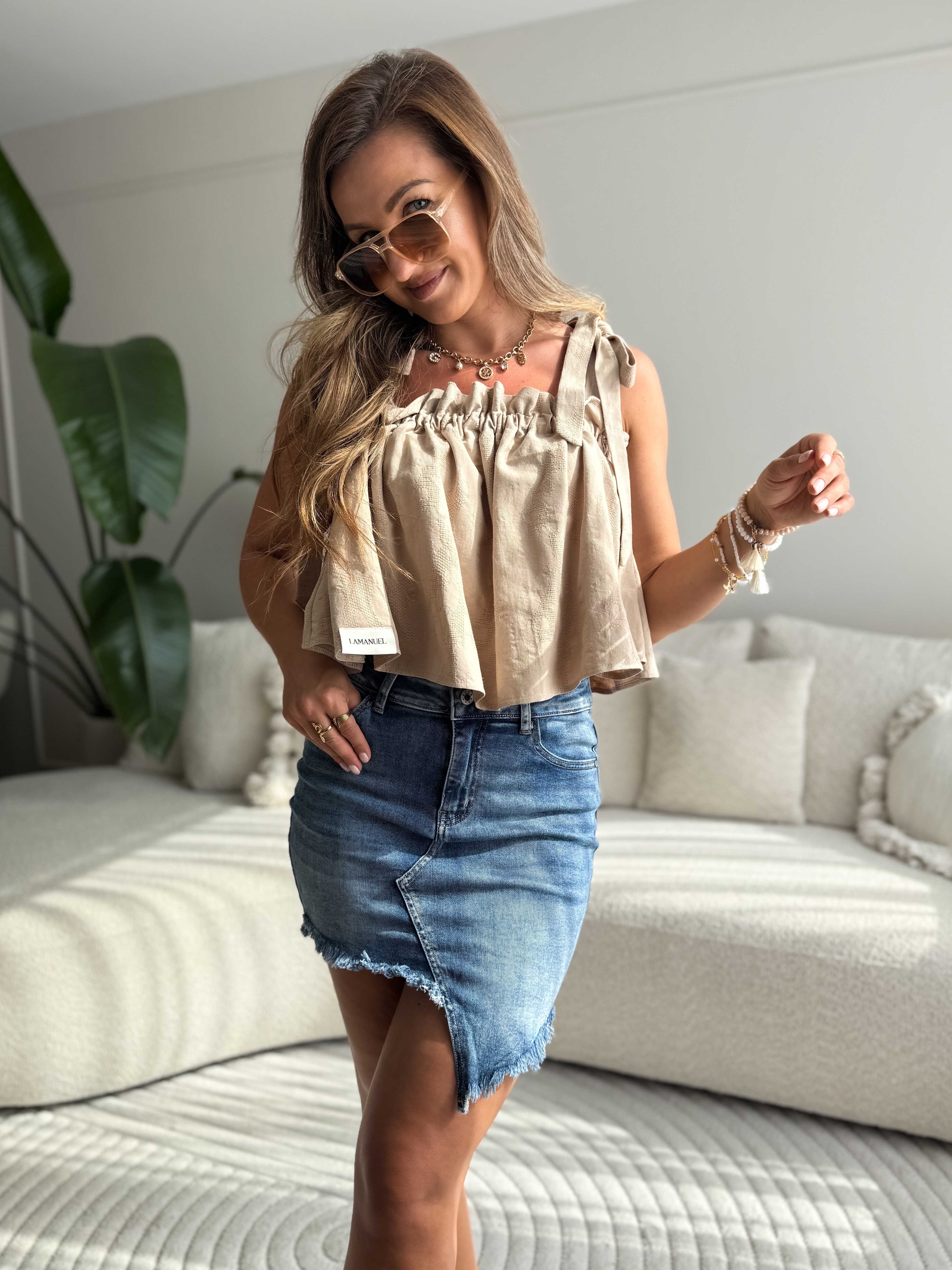 Elin Denim Skirt