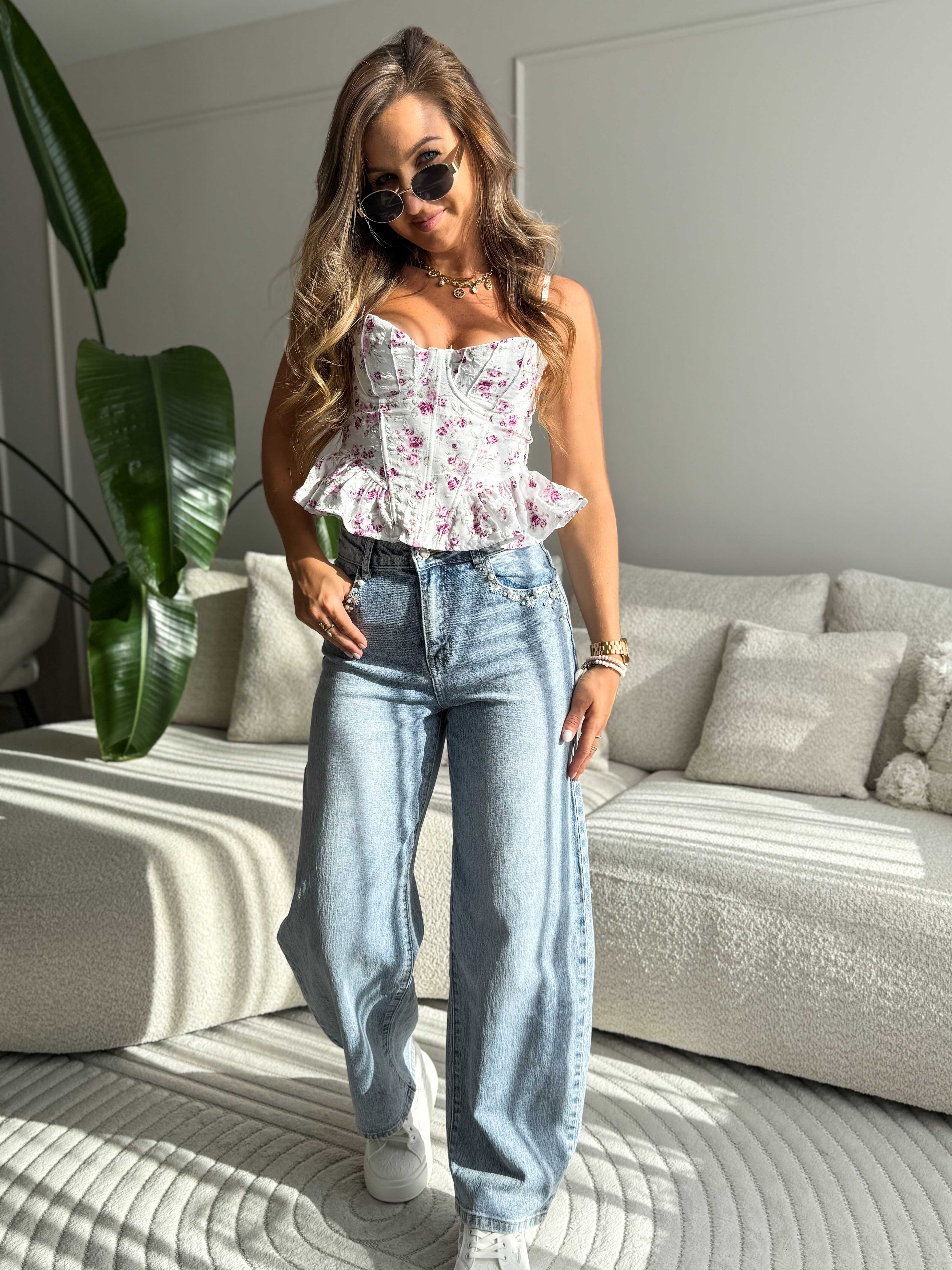 Flowy Corset Top