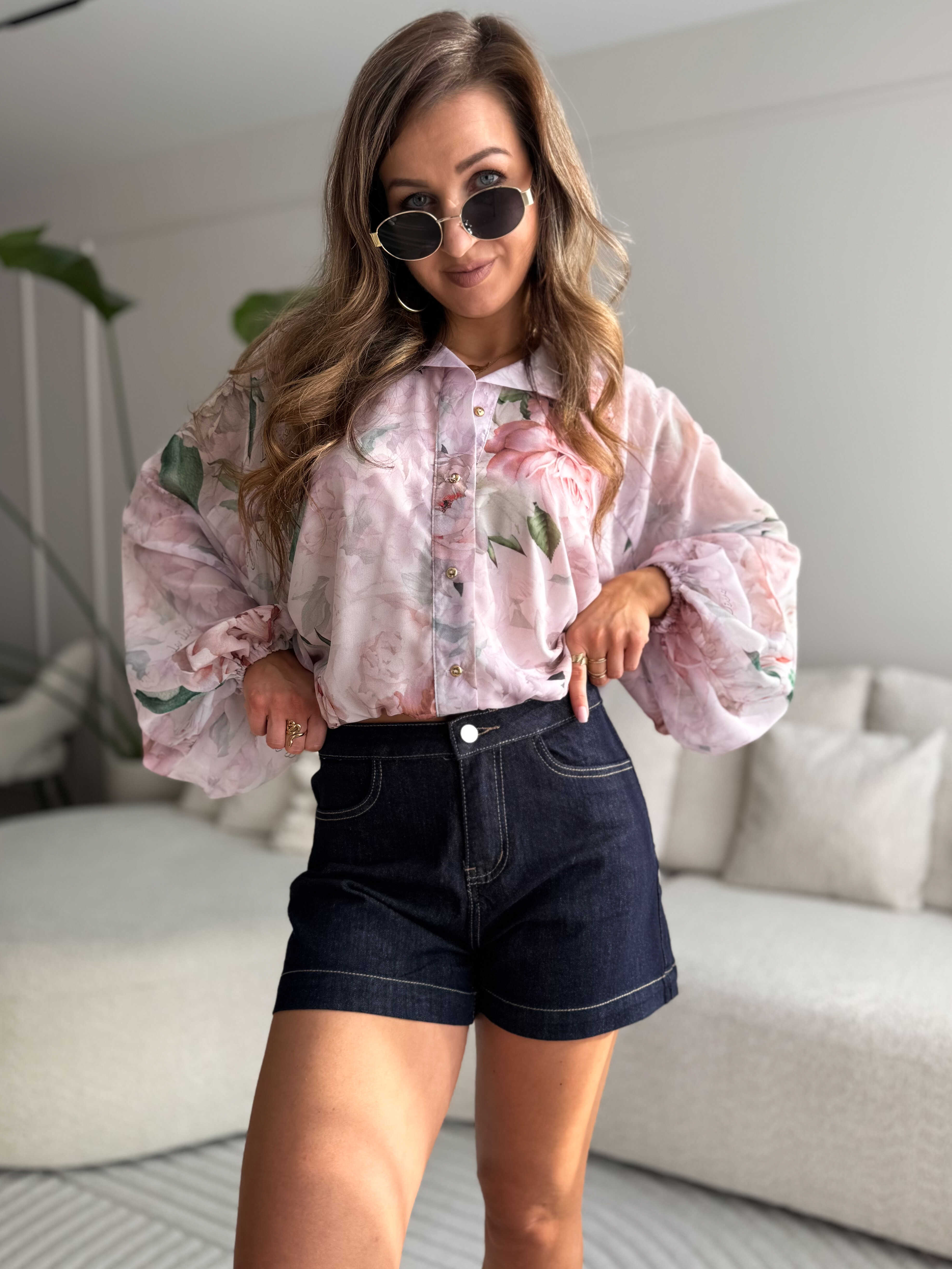 Lize Shorts Dark Jeans