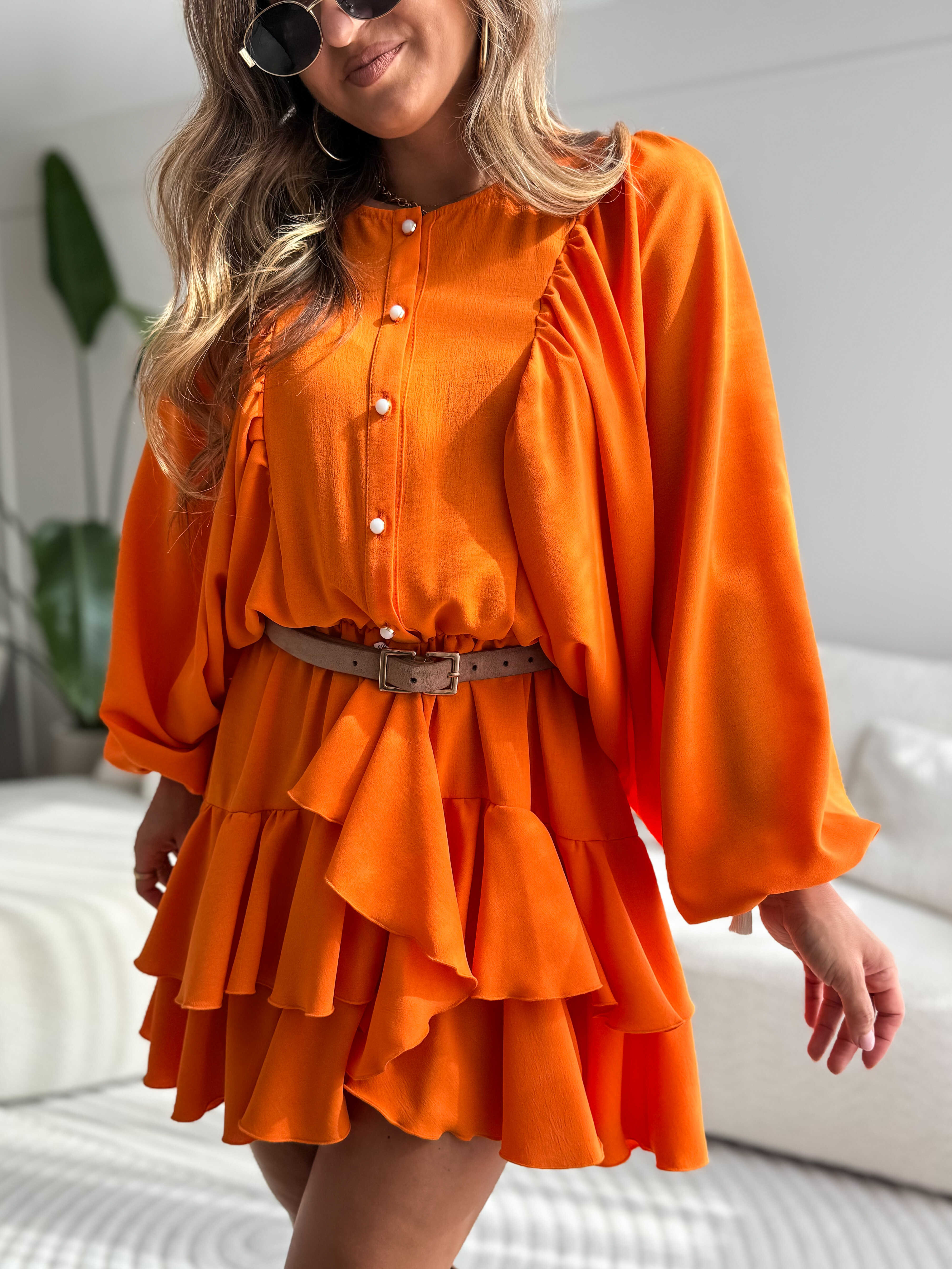 Rachel Dress Orange