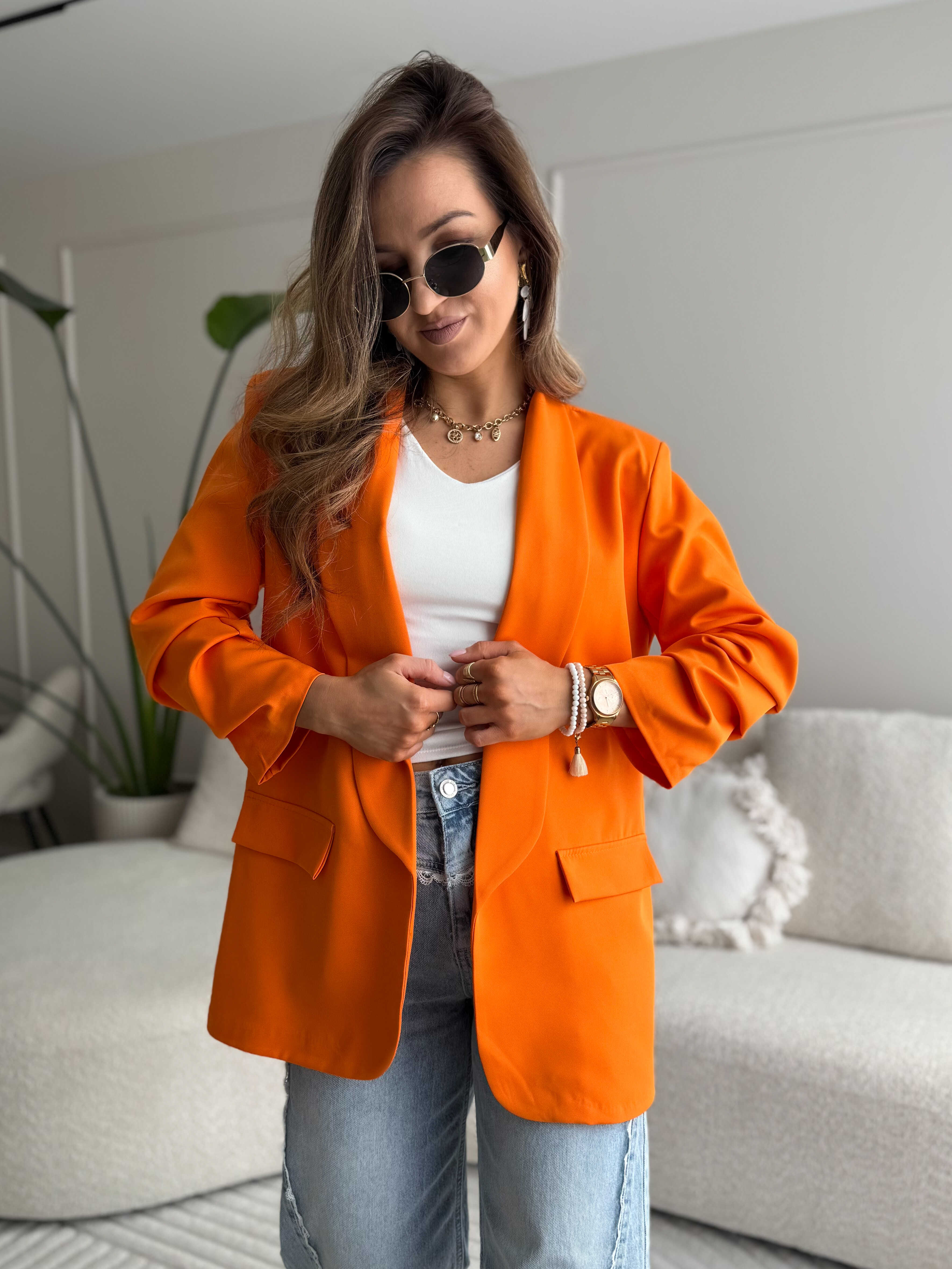 Willa Blazer Orange