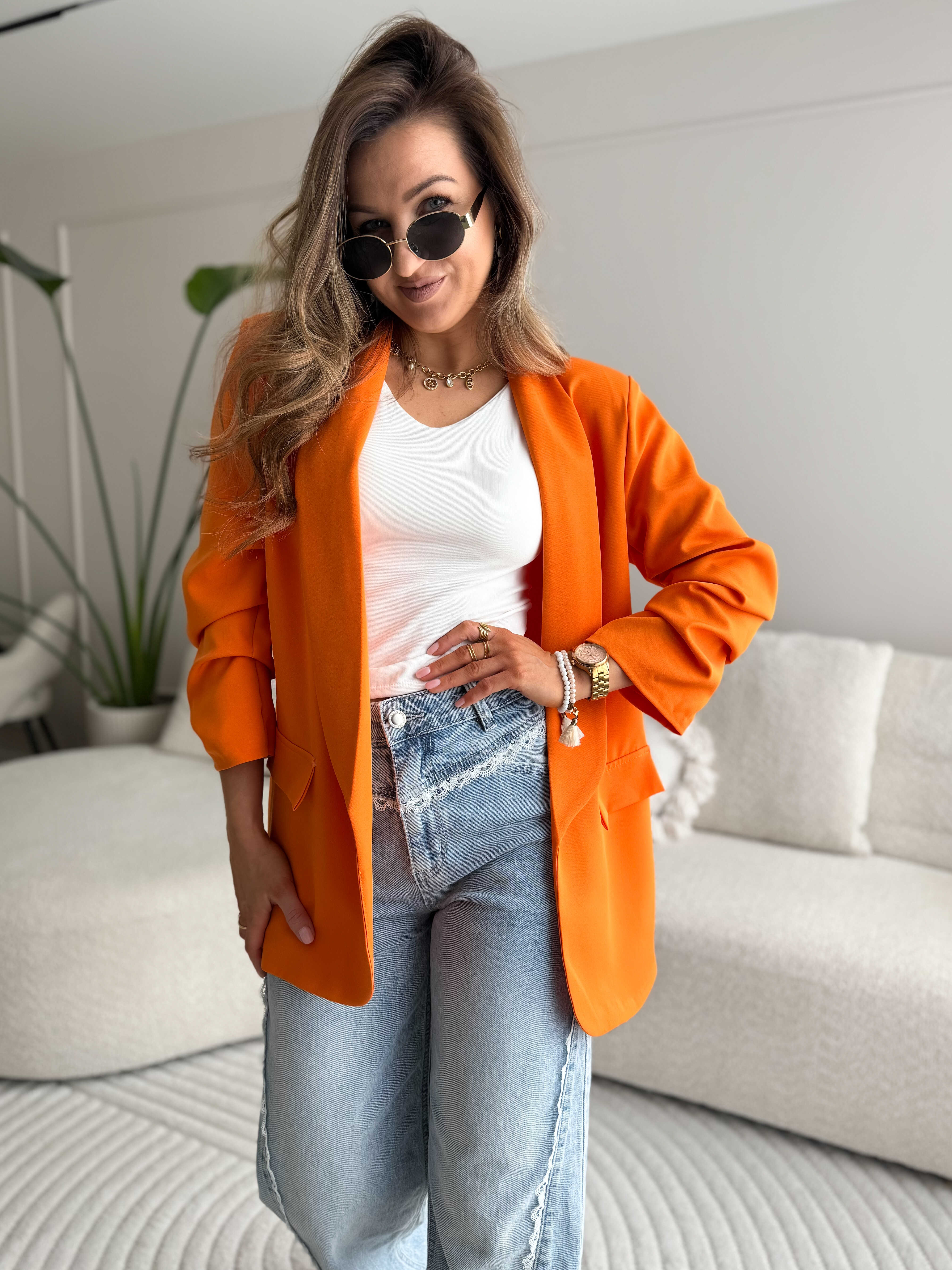 Willa Blazer Orange
