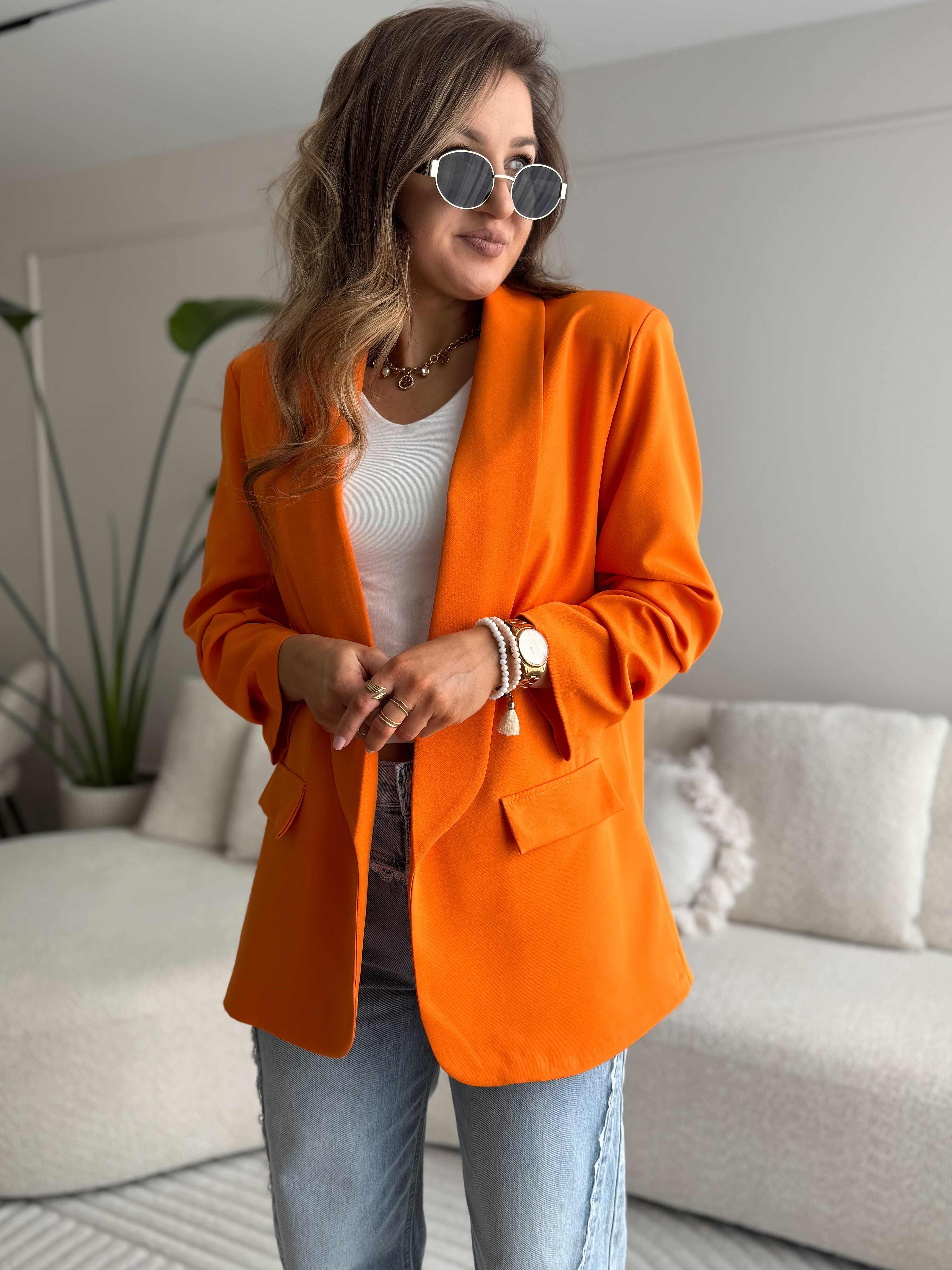 Willa Blazer Orange