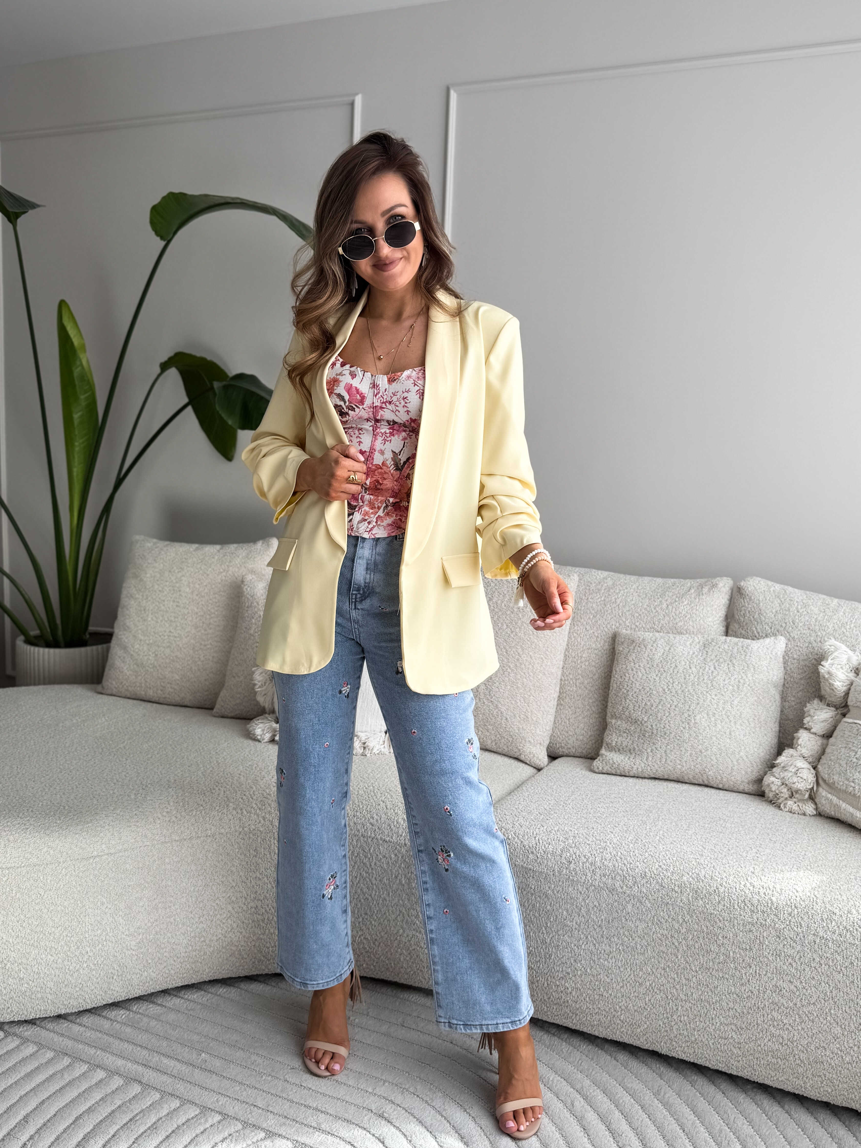 Willa Blazer Yellow