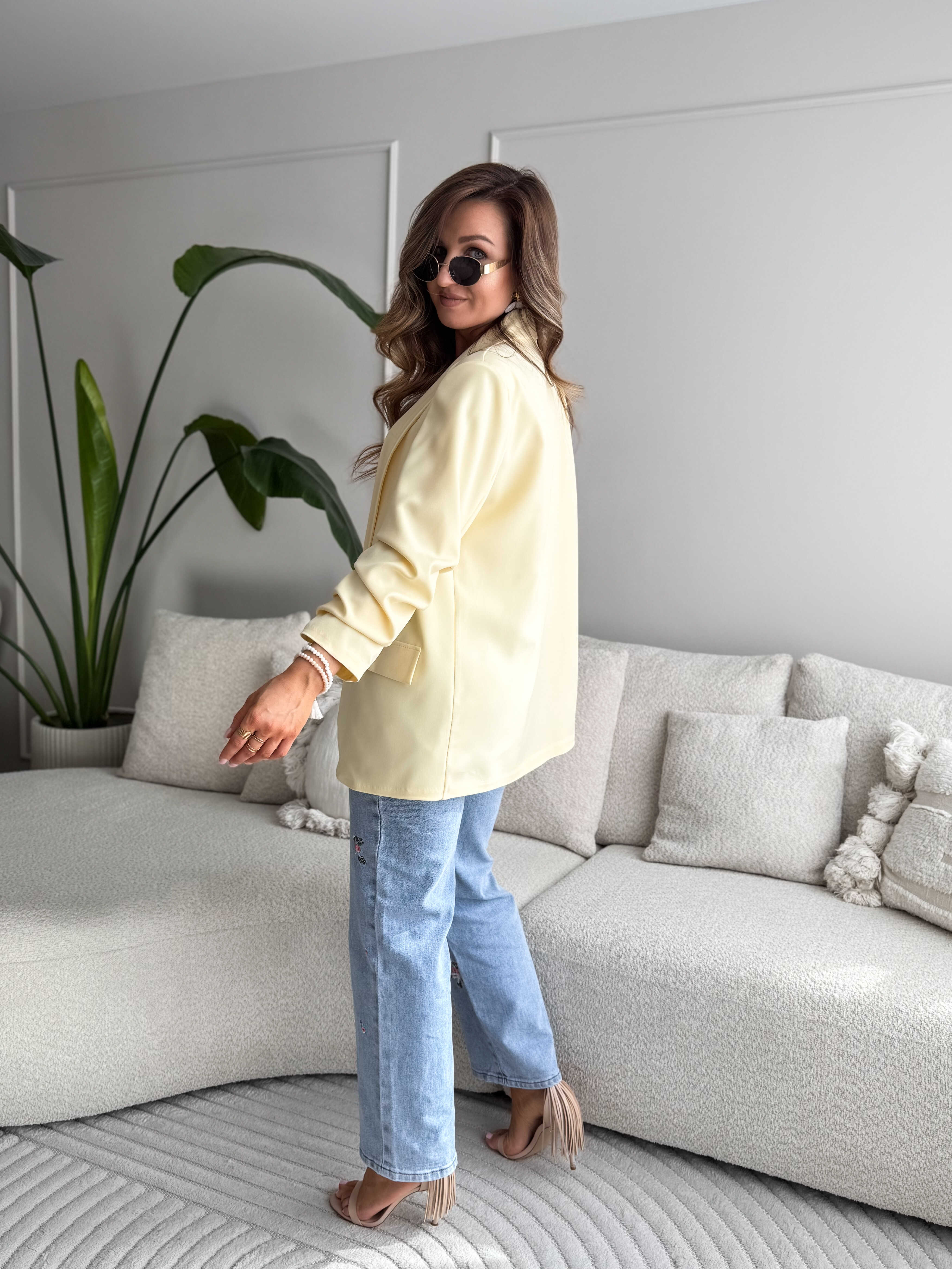 Willa Blazer Yellow