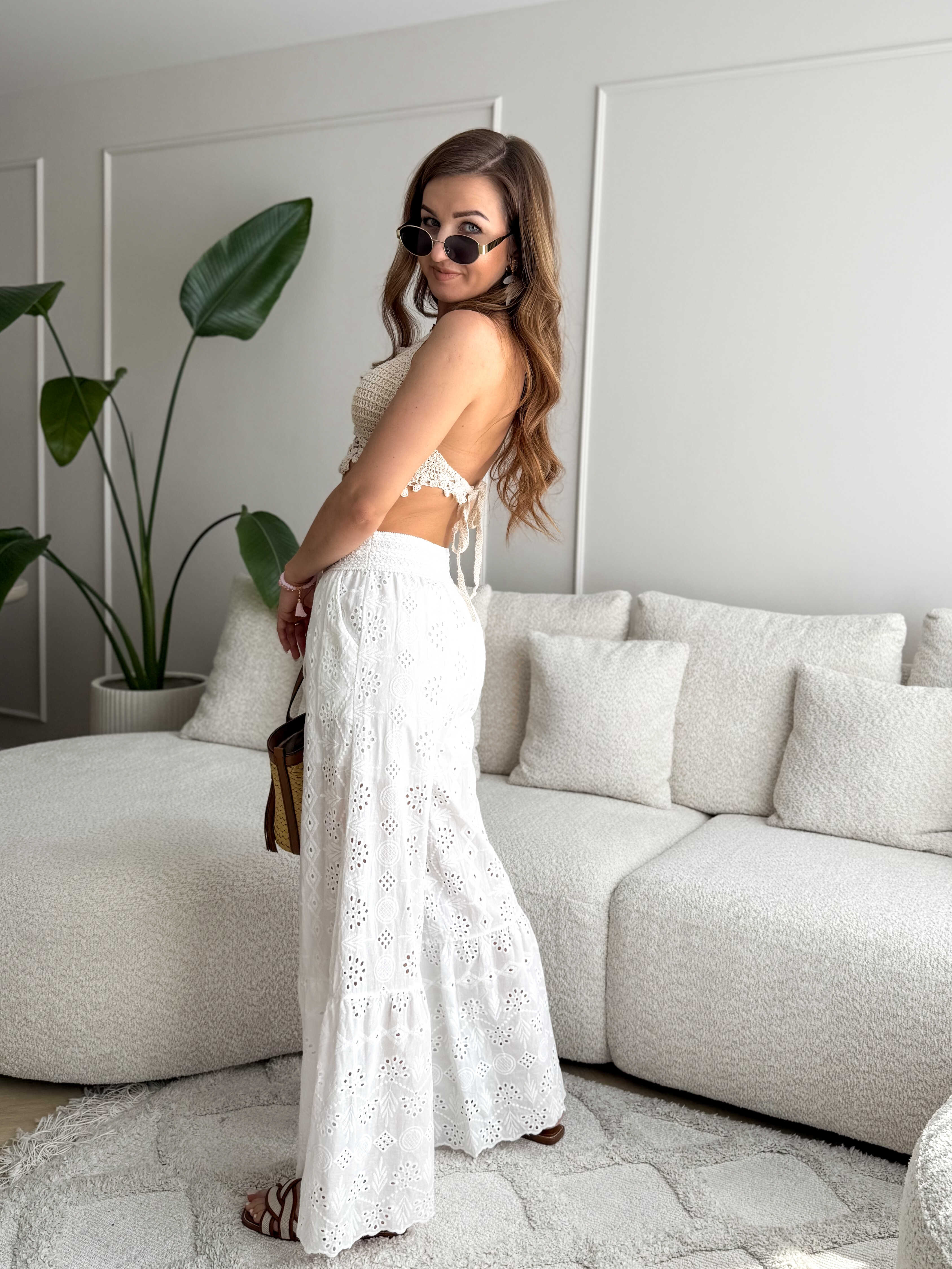 Boho Top Beige