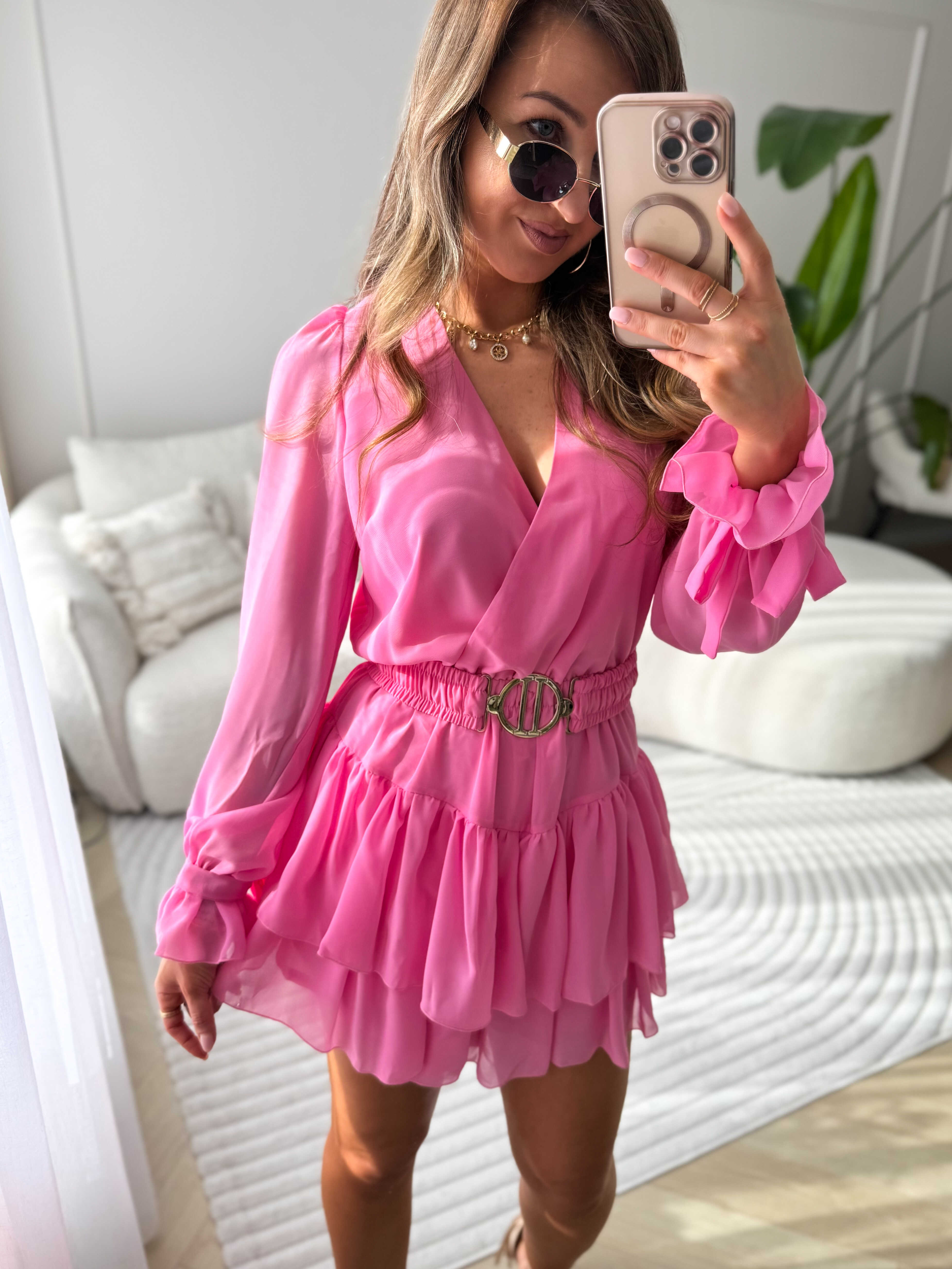 Aurelia Dress Candy Pink