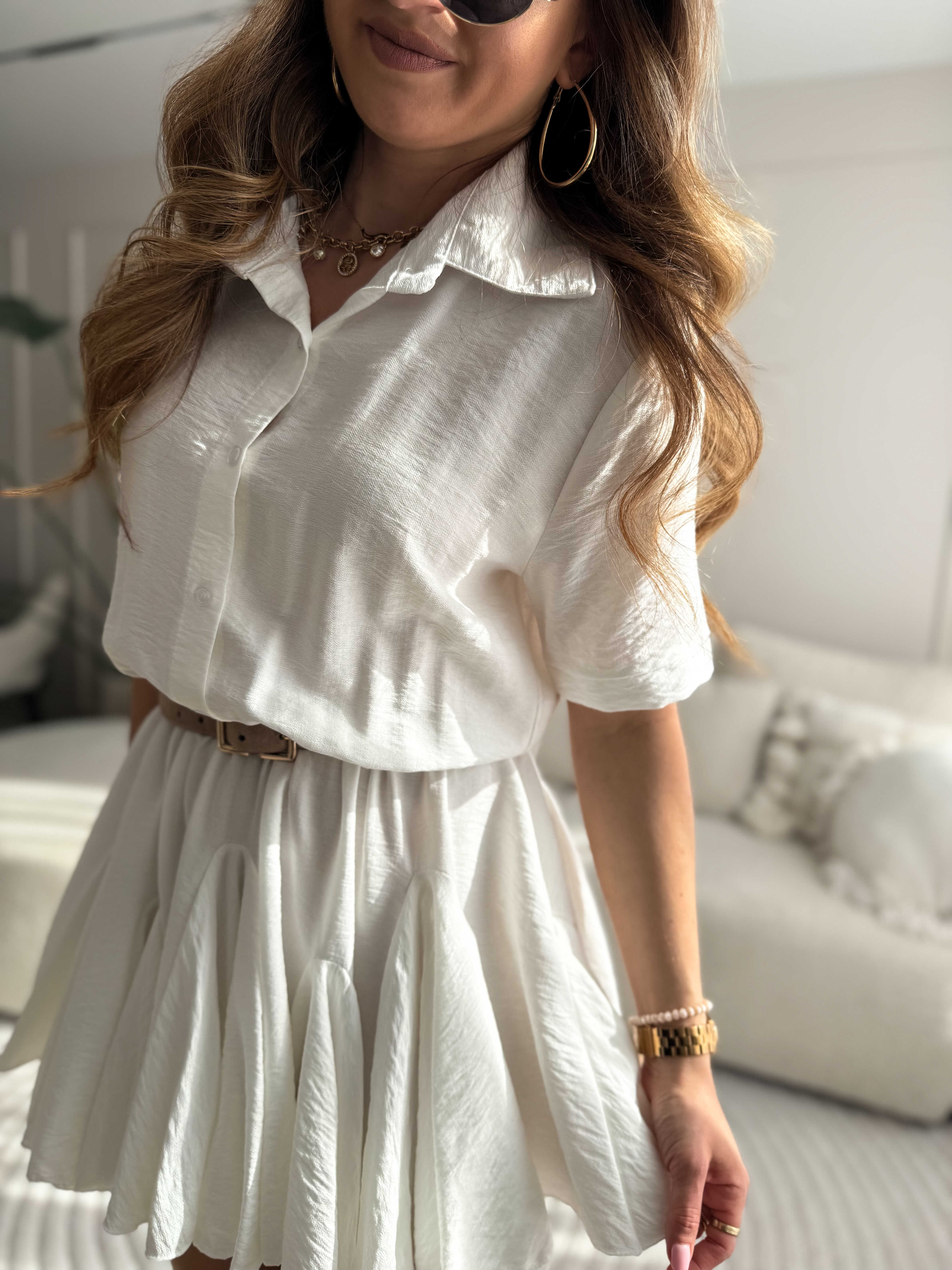 Mia Viscose Dress White