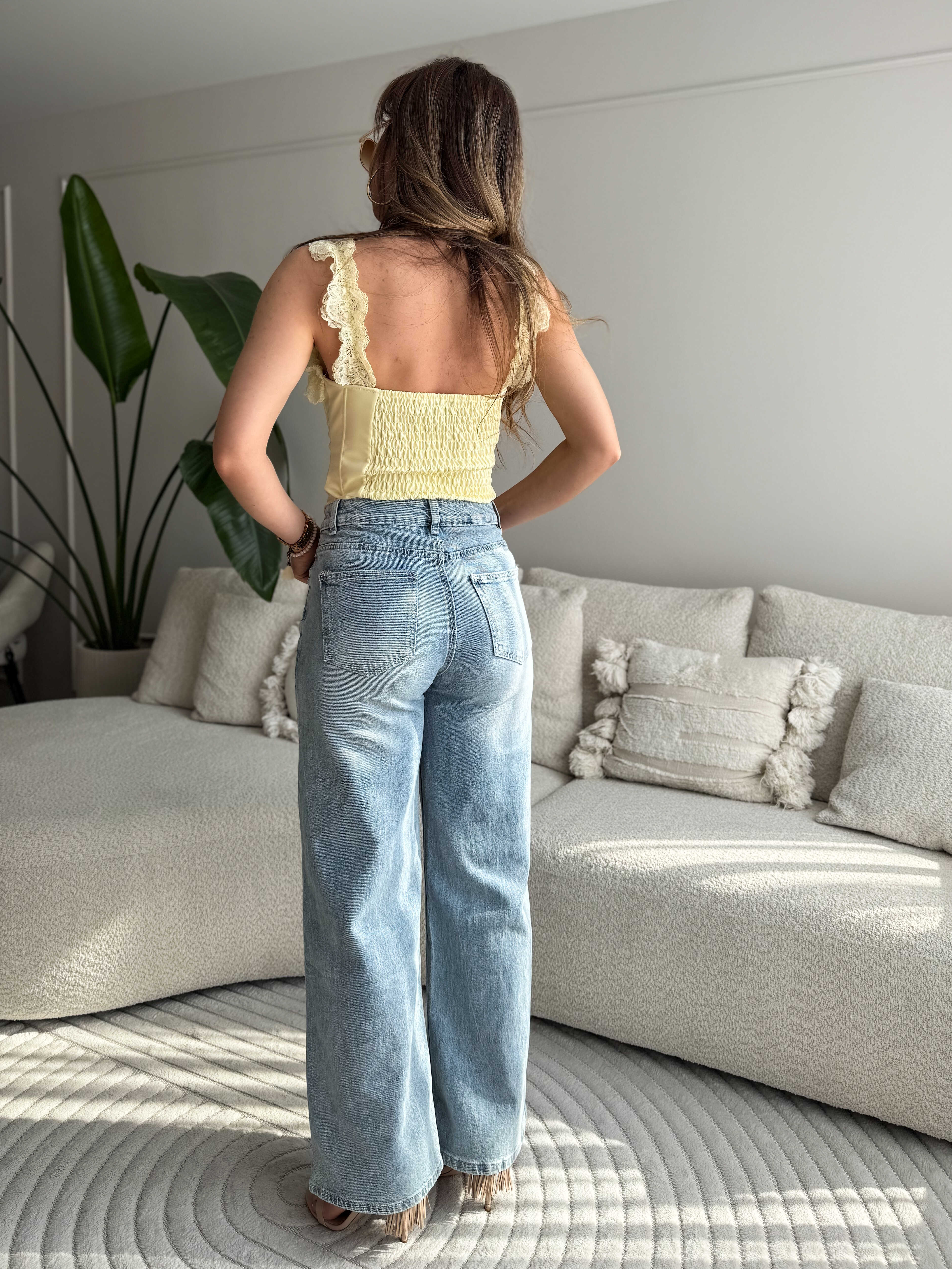 Corset Top Yellow
