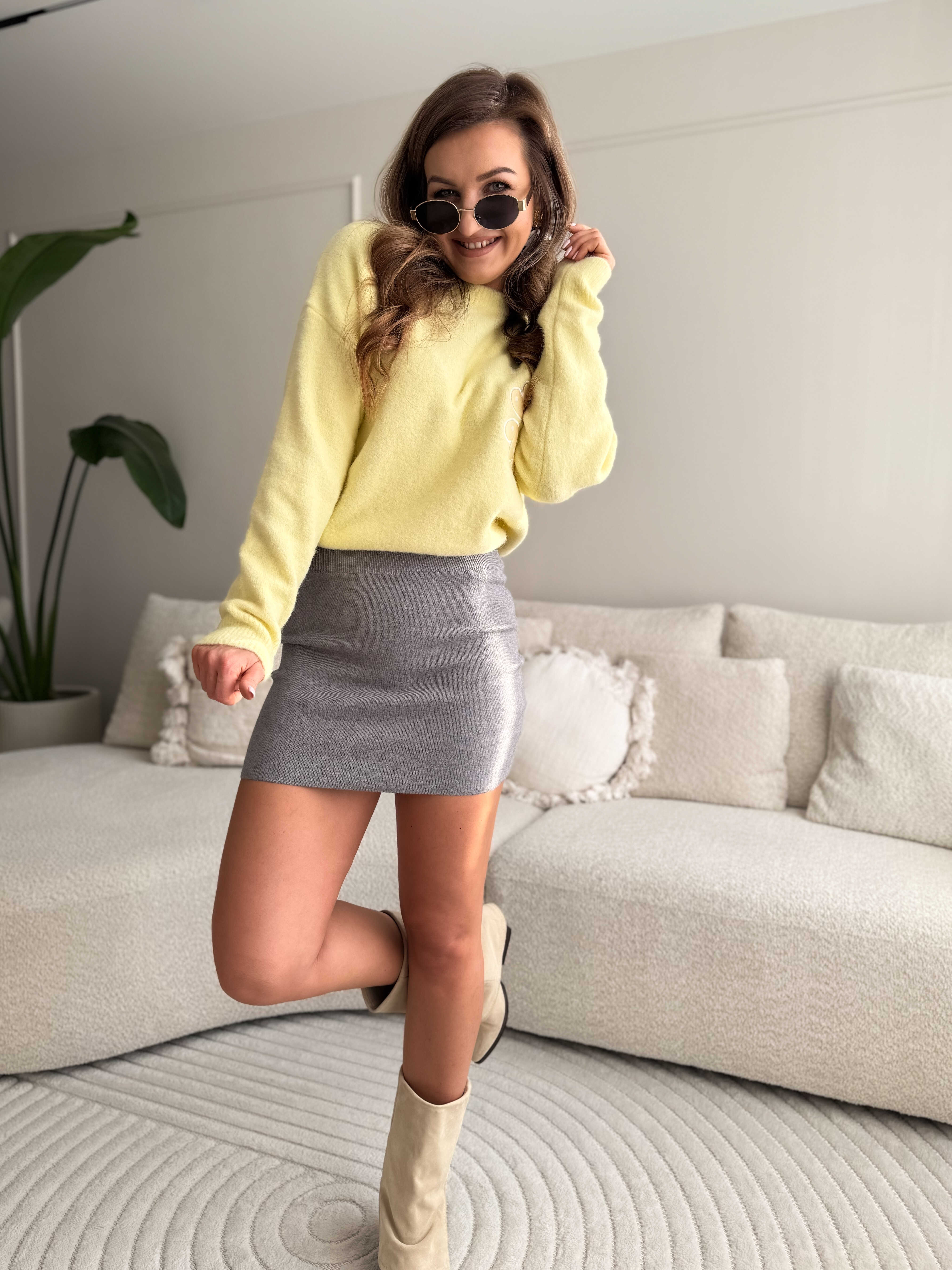 Cleo Skirt Grey